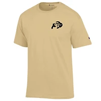 Men's Champion  Gold Colorado Buffaloes Team Stack 2-Hit T-Shirt