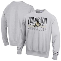 Men's Champion Gray Colorado Buffaloes Reverse Weave Fleece Sweatshirt