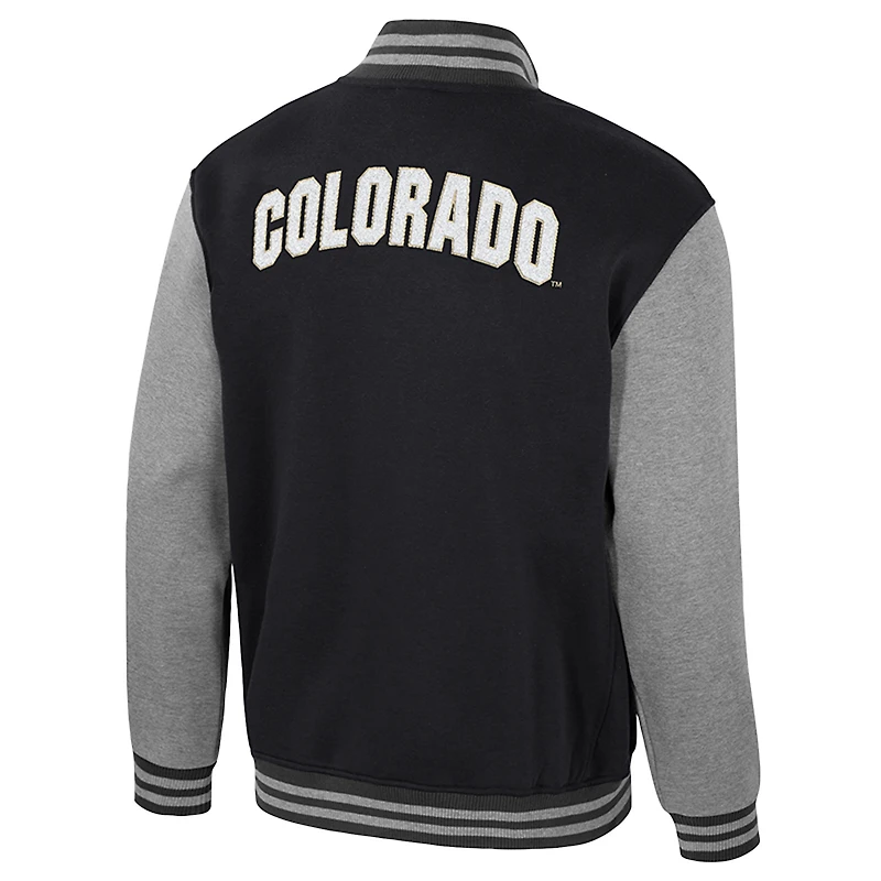 Veste universitaire entièrement zippée Ambi-Turner des Colorado Buffaloes Colosseum pour homme, noire