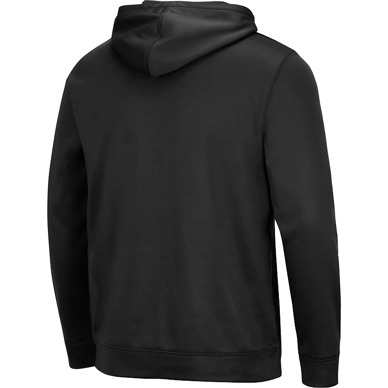 Men's Colosseum Black Colorado Buffaloes Blackout 3.0 Pullover Hoodie