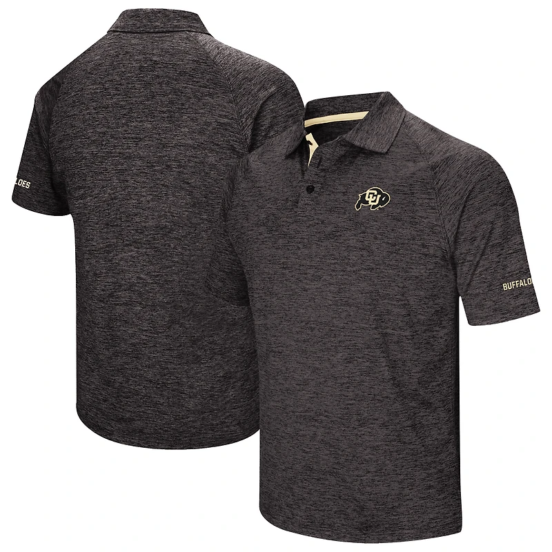 Polo en duvet Colosseum Colorado Buffaloes pour homme, noir