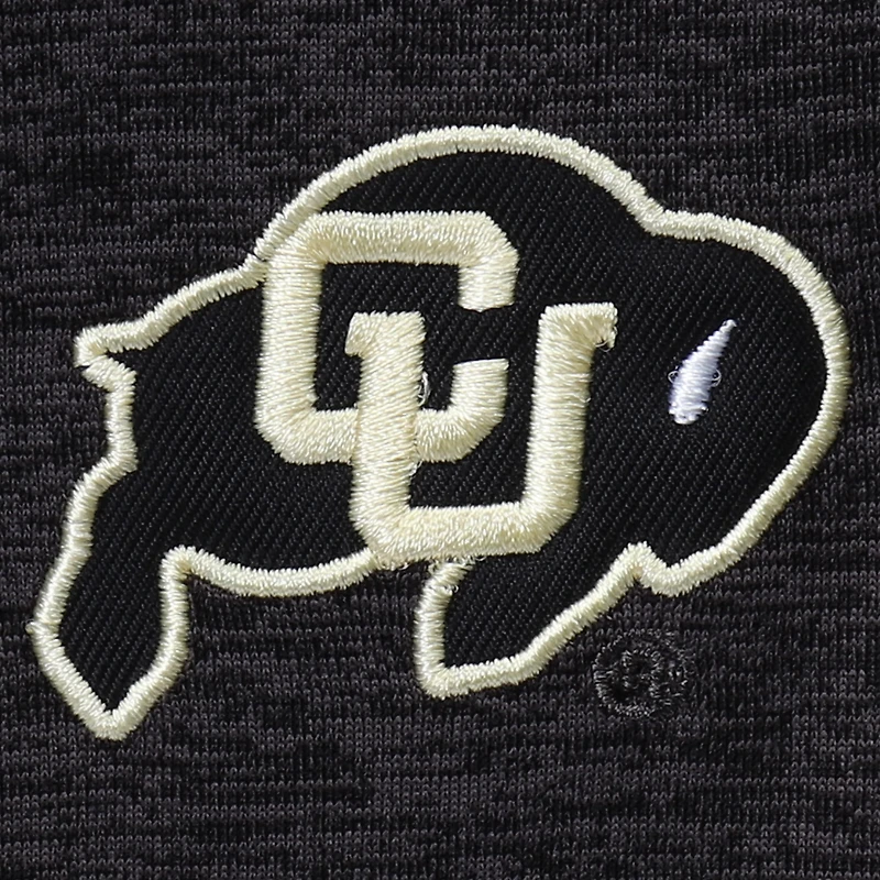 Men's Colosseum Black Colorado Buffaloes Down Swing Polo