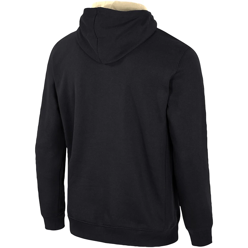 Sweat à capuche demi-zippé Colosseum Black Colorado Buffaloes pour hommes
