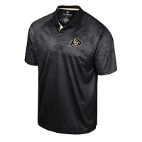 Polo à manches raglan en nid d'abeille Colosseum Black Buffaloes pour homme