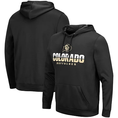 Sweat à capuche Colosseum Black Colorado Buffaloes Lantern pour homme