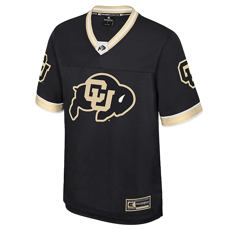 Men's Colosseum  Black Colorado Buffaloes Nothing But The Hits Football Jersey