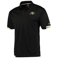 Men's Colosseum Black Colorado Buffaloes Santry Lightweight Polo
