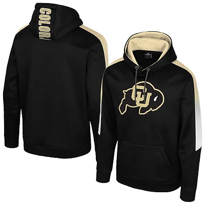 Men's Colosseum Black Colorado Buffaloes The Gang Blackout Hoodie