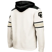 Sweat à capuche lacets Colosseum Cream Colorado Buffaloes 2.0 pour hommes