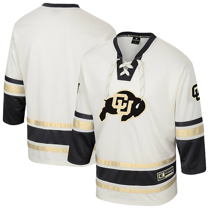 Maillot de hockey tendance Colosseum Cream Colorado Buffaloes pour homme