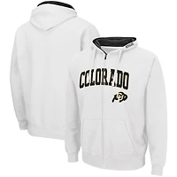 Chandail à capuchon Colosseum White Colorado Buffaloes Arch & Logo 3.0 pour homme