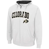 Chandail à capuchon Colosseum White Colorado Buffaloes Arch & Logo 3.0 pour homme