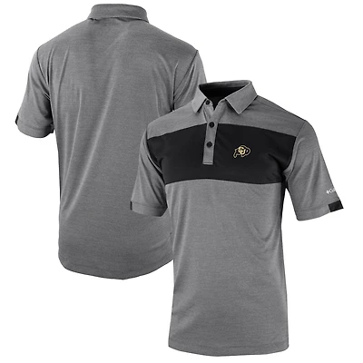 Polo Omni-Wick Total Control noir pour homme de Columbia, Colorado Buffaloes