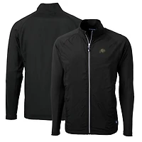 Men's Cutter & Buck Black Colorado Buffaloes Big Tall Adapt Eco Knit Hybrid Recycled Full-Zip Jacket