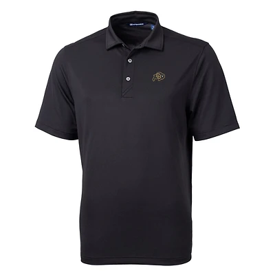 Polo recyclé Virtue Eco Pique noir pour homme, coloris grand format, des Colorado Buffaloes, Cutter & Buck