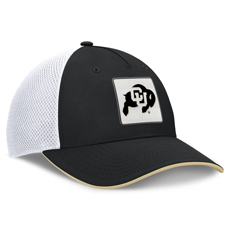 Men's Fanatics Black Colorado Buffaloes 5-Panel Matter Flex Hat