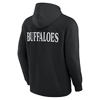 Men's Fanatics Black Colorado Buffaloes Blaze Tri-Blend Pullover Hoodie