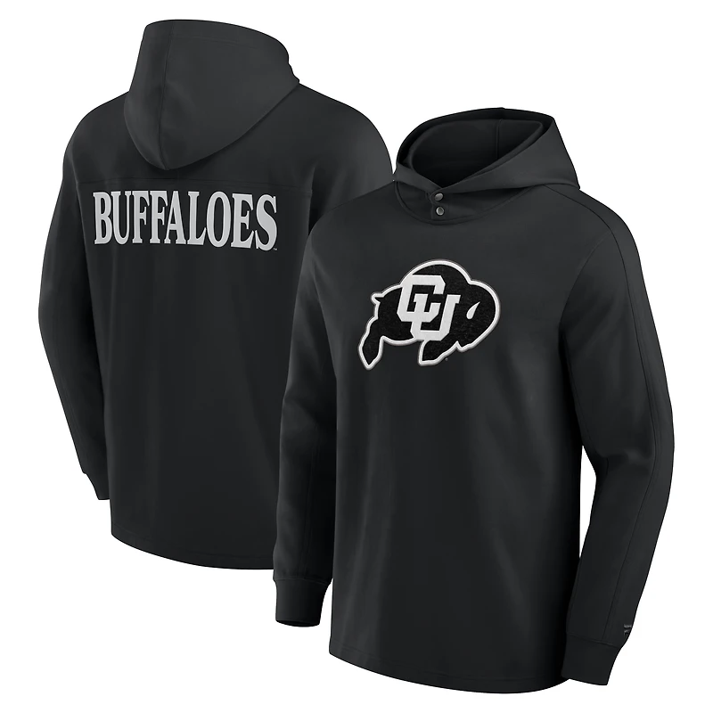 Sweat à capuche tri-blend Blaze des Colorado Buffaloes Fanatics pour hommes, noir