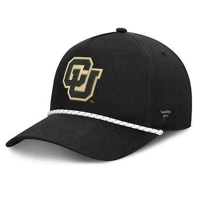 Men's Fanatics  Black Colorado Buffaloes Undertone Rope Adjustable Hat