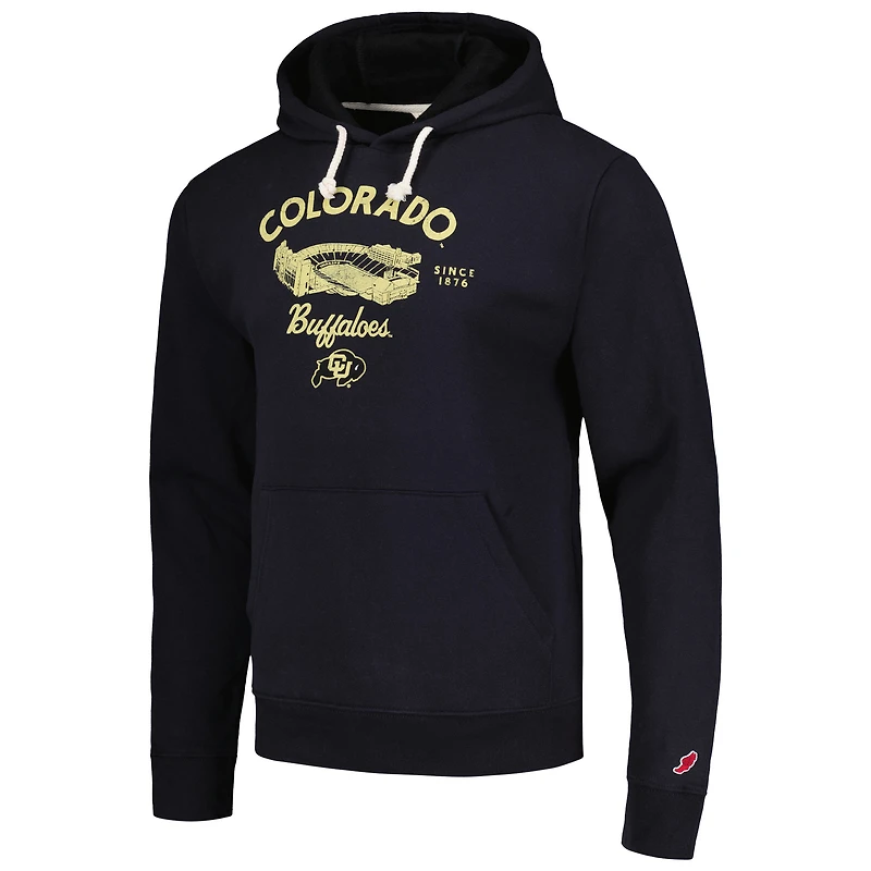 Sweat à capuche noir pour hommes League Collegiate Wear du stade des Buffaloes Colorado