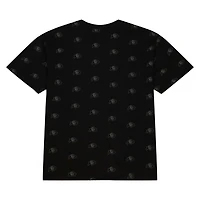 Men's Mitchell & Ness  Black Colorado Buffaloes Allover Print T-Shirt