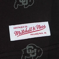 Men's Mitchell & Ness  Black Colorado Buffaloes Allover Print T-Shirt