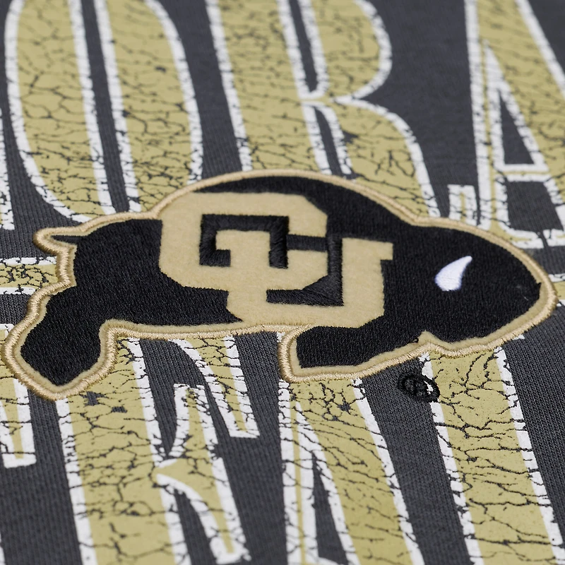 Men's Mitchell & Ness Charcoal Colorado Buffaloes Downtown Fleece Sweatshirt