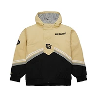 Men's Mitchell & Ness Gold/Black Colorado Buffaloes Throw It Back Retro Full-Zip Windbreaker Jacket