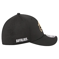 Men's New Era  Black Colorado Buffaloes 39THIRTY M-Crown Flex Fit Hat
