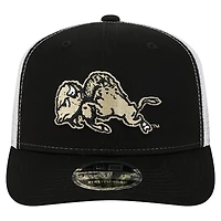 Men's New Era  Black Colorado Buffaloes Team 9SEVENTY COOLERA Trucker Adjustable Hat