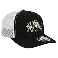 Men's New Era  Black Colorado Buffaloes Team 9SEVENTY COOLERA Trucker Adjustable Hat