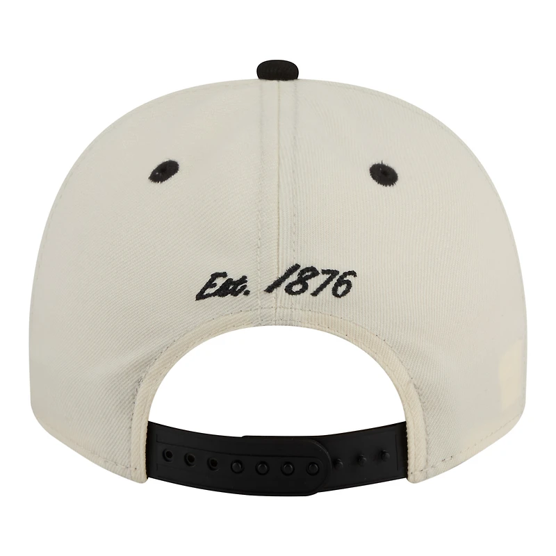 Men's New Era Cream/Black Colorado Buffaloes Two-Tone Arched 9FIFTY Snapback Hat