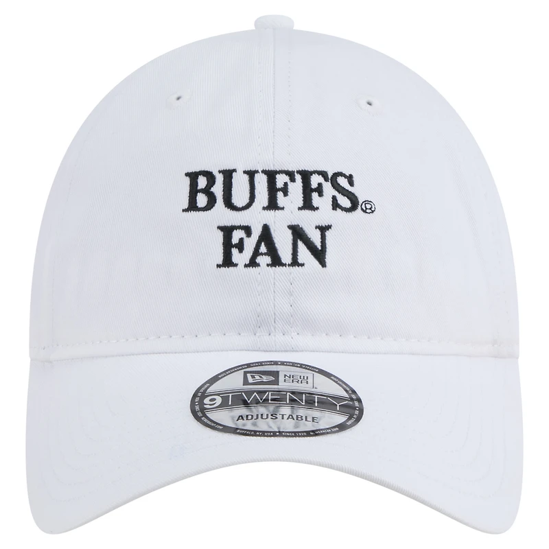 Men's New Era White Colorado Buffaloes Fan 9TWENTY Adjustable Hat