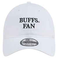 Men's New Era White Colorado Buffaloes Fan 9TWENTY Adjustable Hat