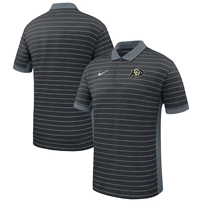 Polo Nike blanc à rayures Victory pour homme, début de saison 2025, Colorado Buffaloes