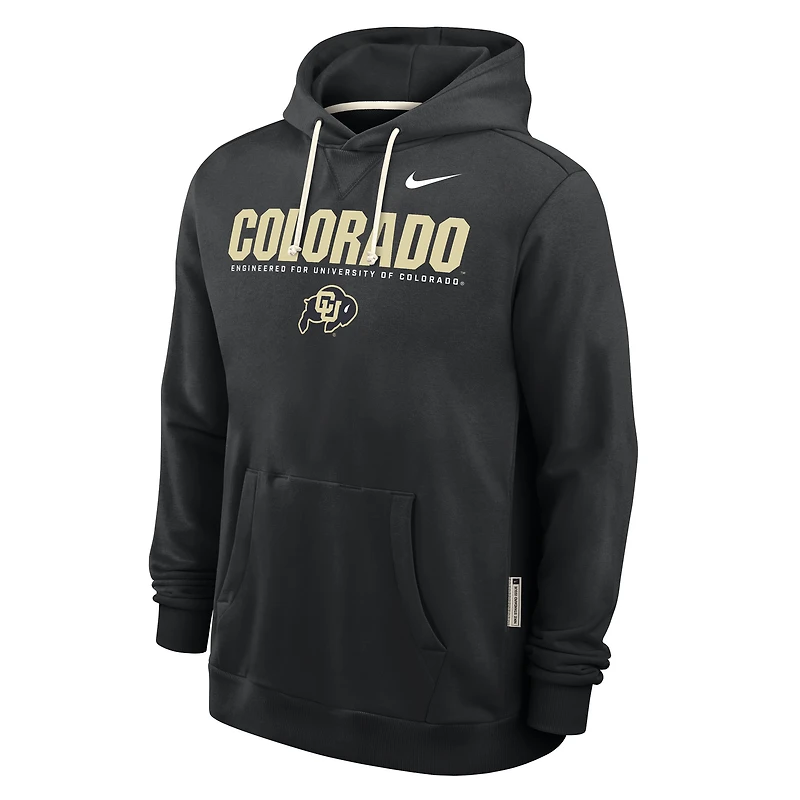 Sweat à capuche Nike Colorado Buffaloes 2025 Sideline Standard Issue Dri-FIT pour homme, noir