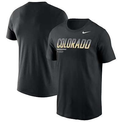 Men's Nike Black Colorado Buffaloes 2026 Sideline Wordmark Legend Dri-FIT T-Shirt
