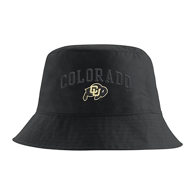Men's Nike Black Colorado Buffaloes Apex Striped Bucket Hat