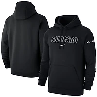Sweat à capuche Nike noir Colorado Buffaloes Coach Prime Club Fleece pour homme