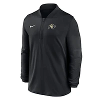 Pull Nike noir à demi-zip Colorado Buffaloes Dri-FIT pour homme