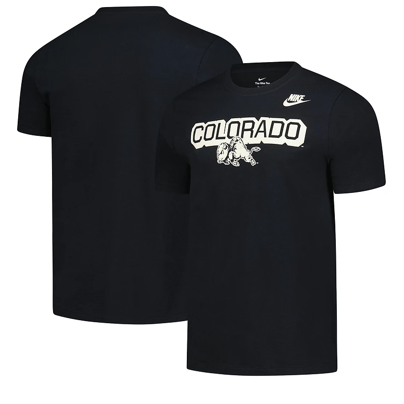 Men's Nike Black Colorado Buffaloes Fashion Team Bold T-Shirt