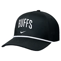 Men's Nike Black Colorado Buffaloes Rise Adjustable Hat