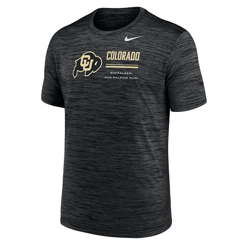 Men's Nike Black Colorado Buffaloes Velocity Dri-FIT T-Shirt