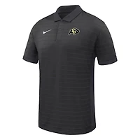Polo Nike Dri-FIT noir à rayures de victoire des Colorado Buffaloes pour homme