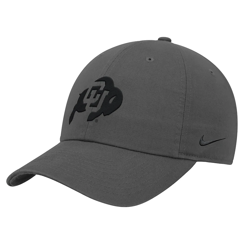 Men's Nike Charcoal Colorado Buffaloes Club Adjustable Hat