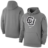 Men's Nike  Gray Colorado Buffaloes Coach Prime Veteran's Day Club Fleece Hoodie