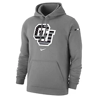 Men's Nike  Gray Colorado Buffaloes Coach Prime Veteran's Day Club Fleece Hoodie