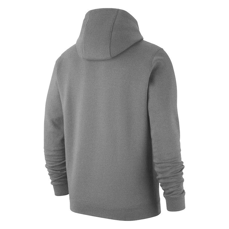 Sweat à capuche en polaire Nike gris Colorado Buffaloes Coach Prime Veteran's Day Club pour homme