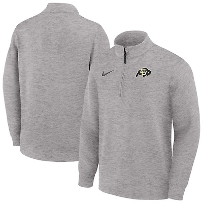 Men's Nike Gray Colorado Buffaloes Coaches Dri-FIT Half-Zip Pullover