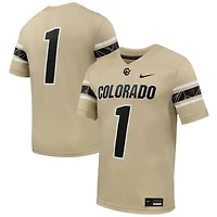 Men's Nike #1 Gold Colorado Buffaloes Football Game Jersey